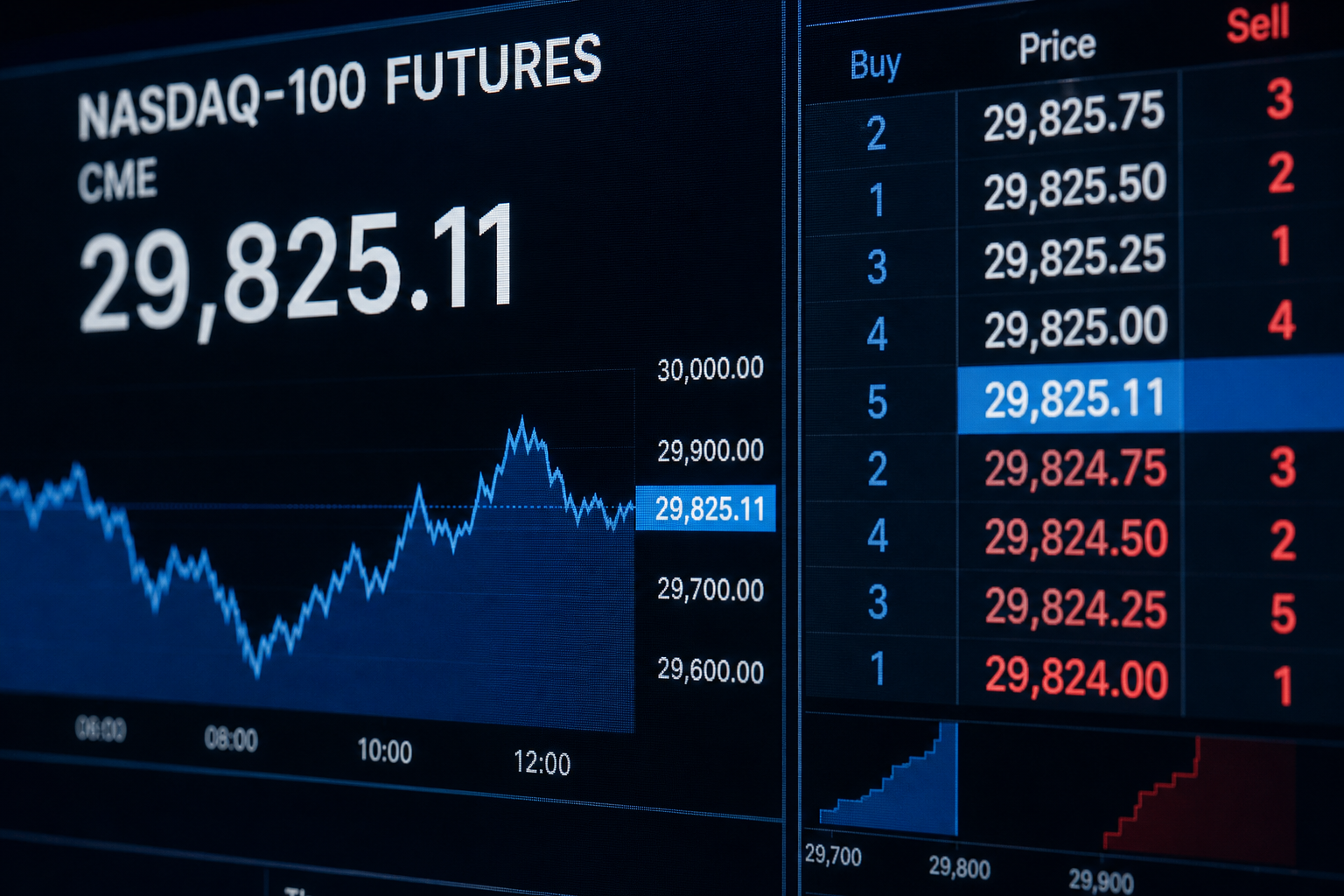 나스닥(NASDAQ) 선물 실시간 시세 29,825선, 야간 거래시간과 매매 전략