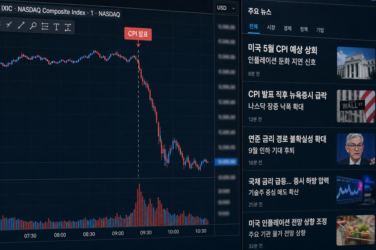 CPI 발표 직후