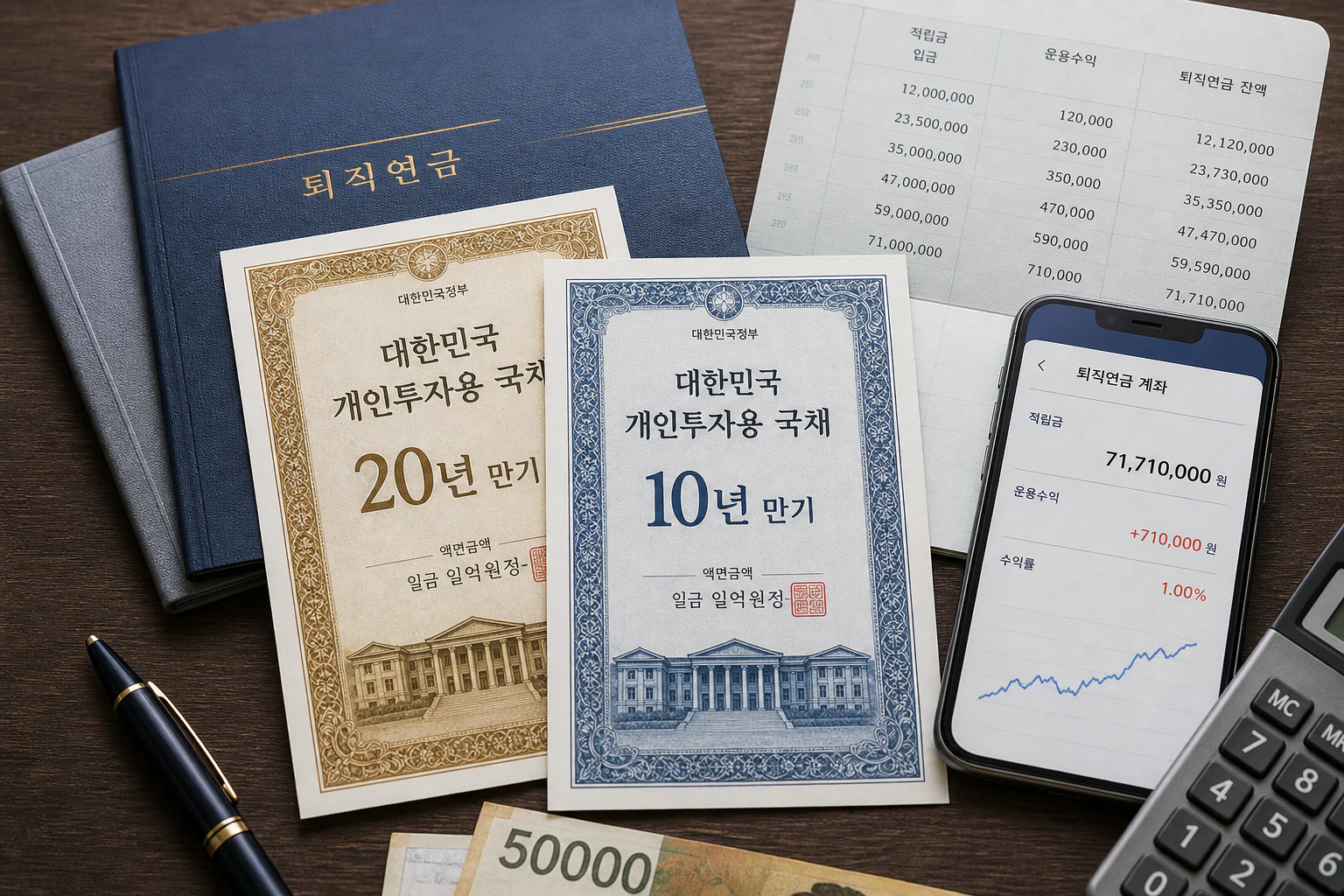 개인투자용 국채 2300억원, 퇴직연금 매입 방법