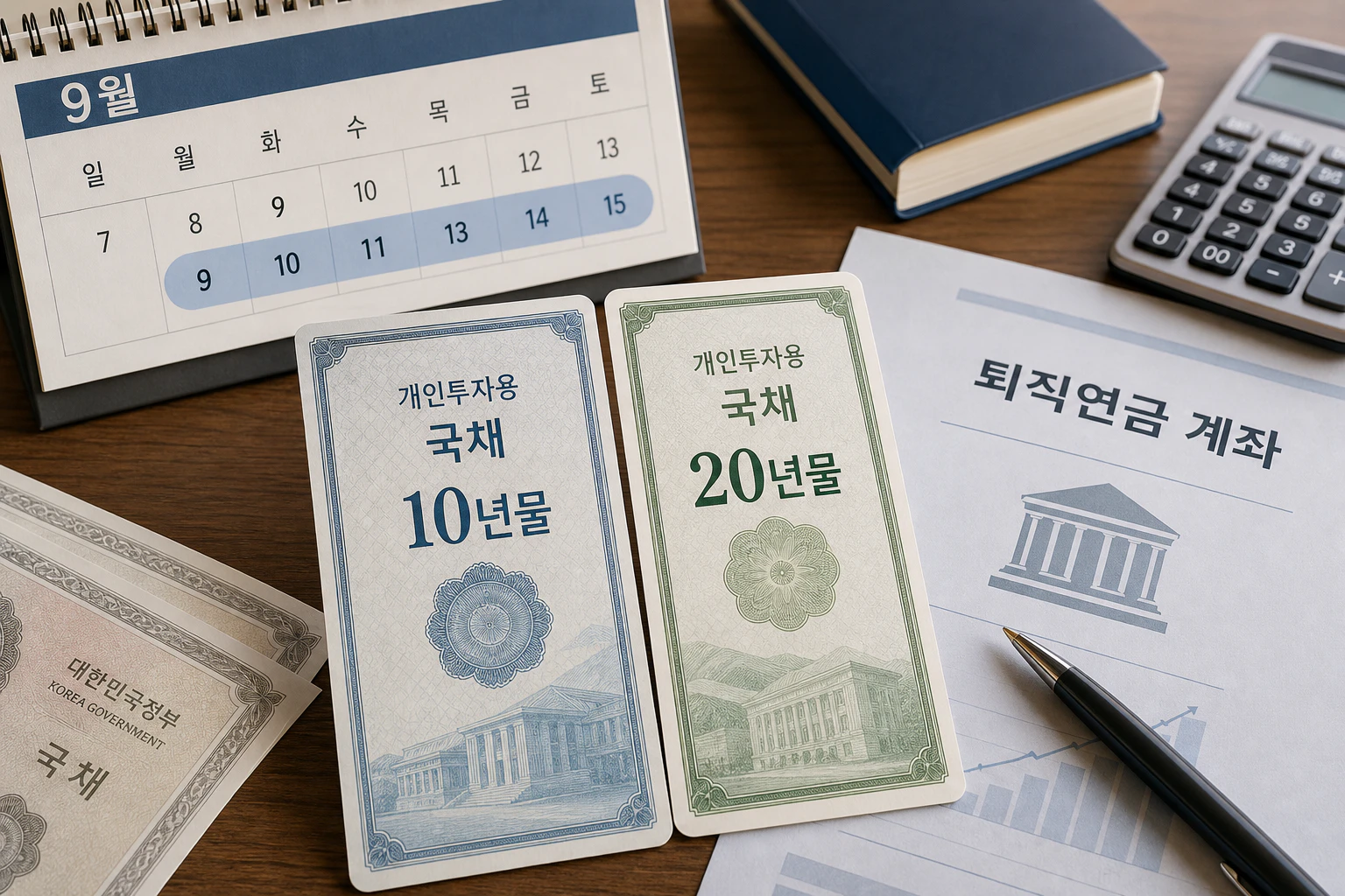 9월 개인투자용 국채, 퇴직연금으로 사는 방법