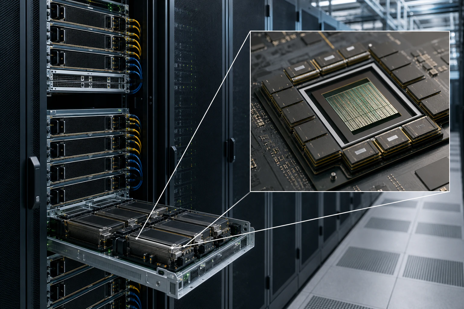 인공지능 데이터센터 GPU 서버와 HBM 메모리