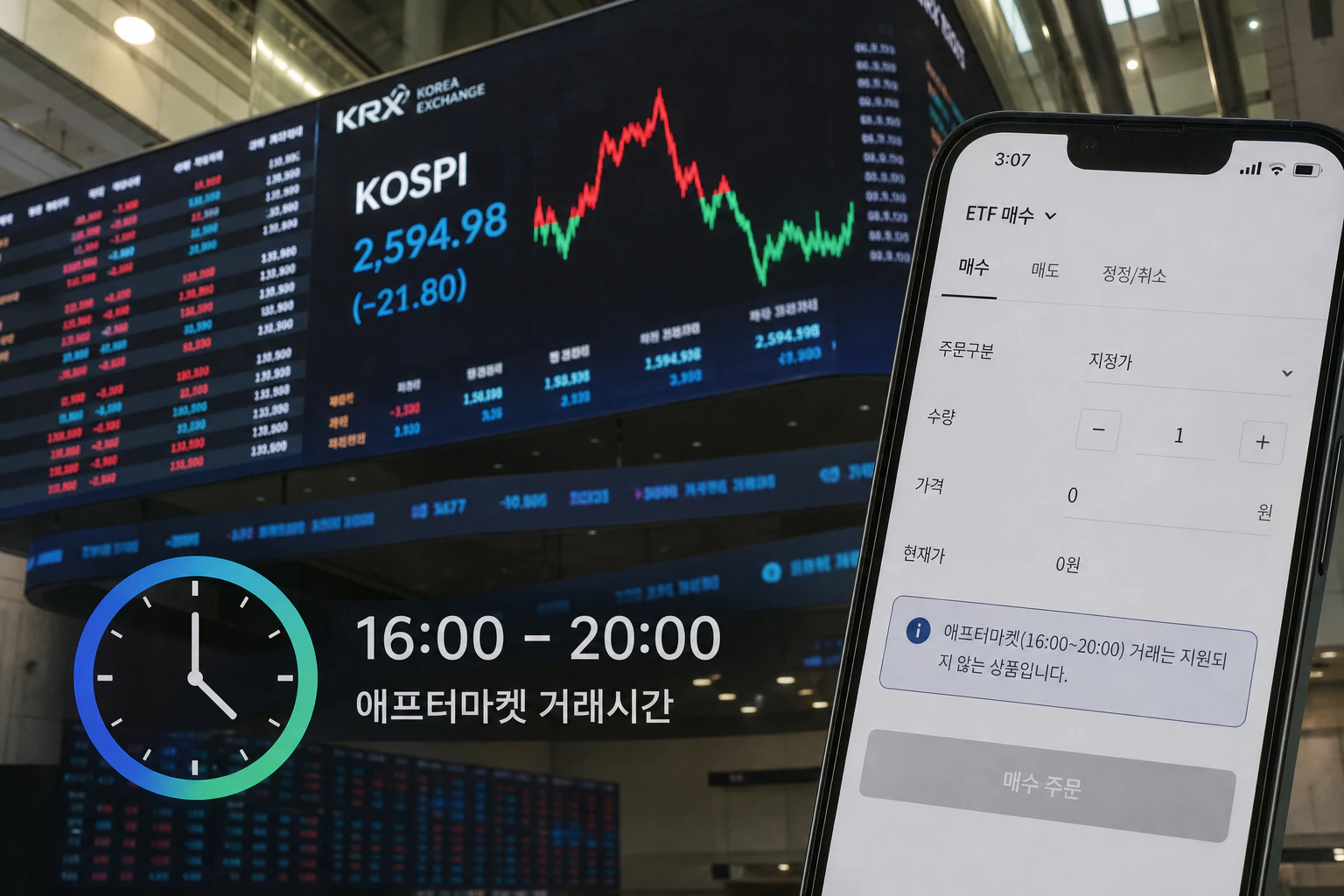 한국거래소 애프터마켓 ETF 거래시간과 투자 방법