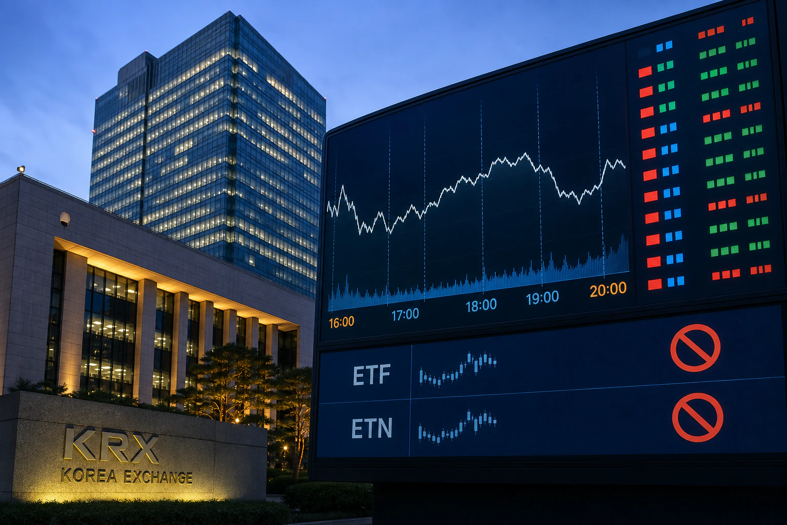 한국거래소 애프터마켓 ETF 거래시간과 주문 가능 상품