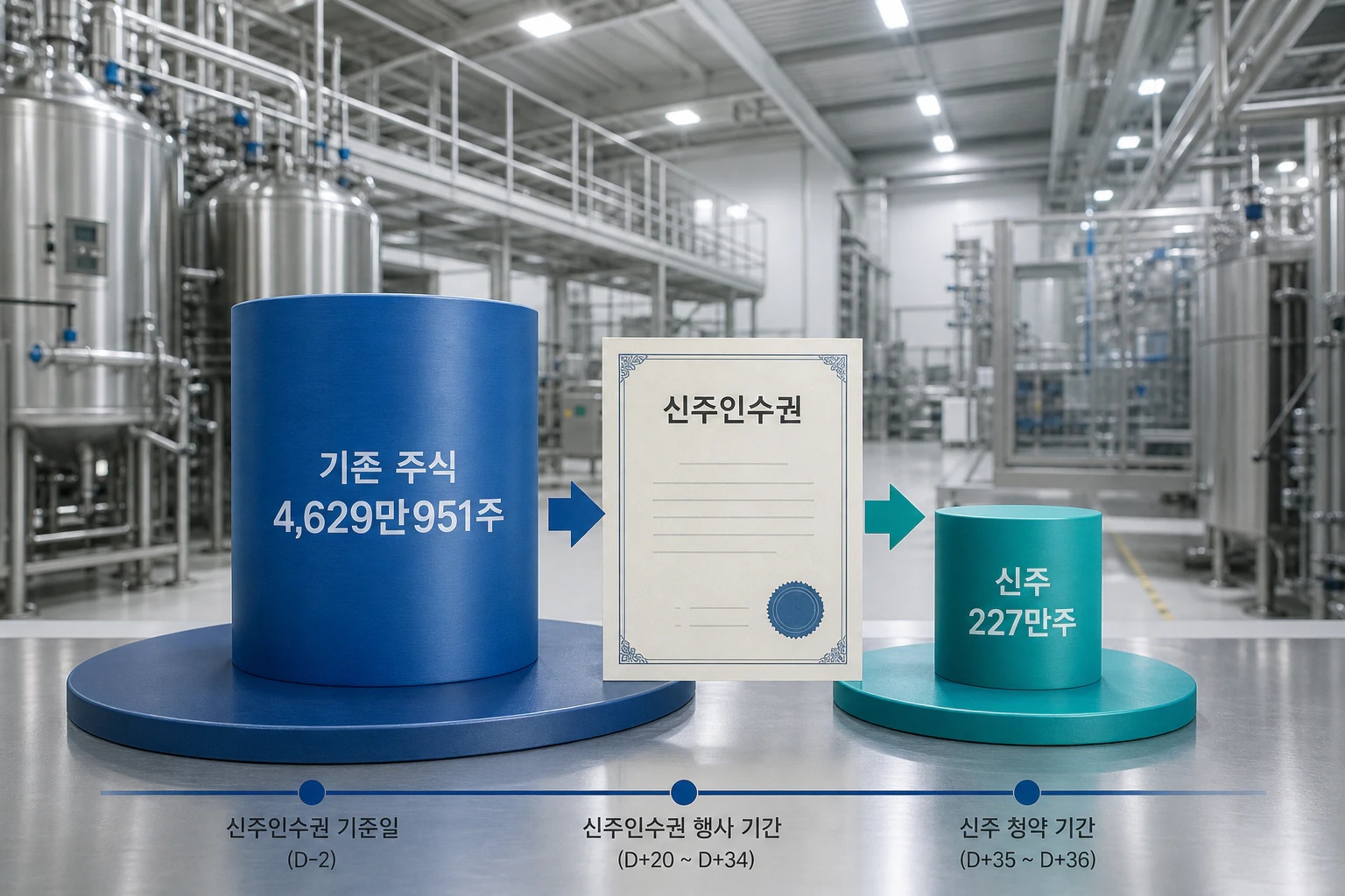 삼성바이오 기존 주주의 신주인수권