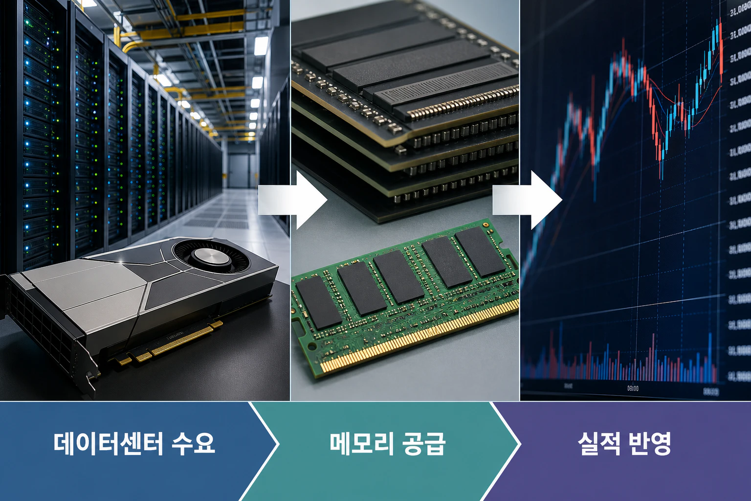 엔비디아 실적이 국내 메모리주로 전달되는 구조
