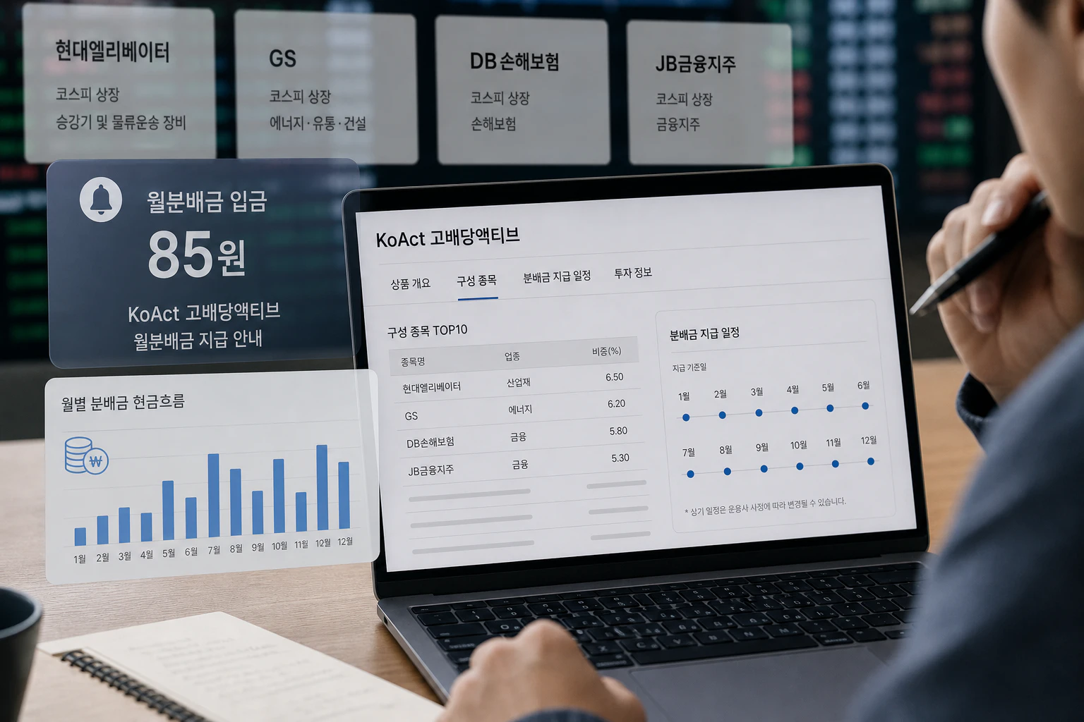 KoAct 고배당액티브 월분배금 85원, 투자 체크포인트