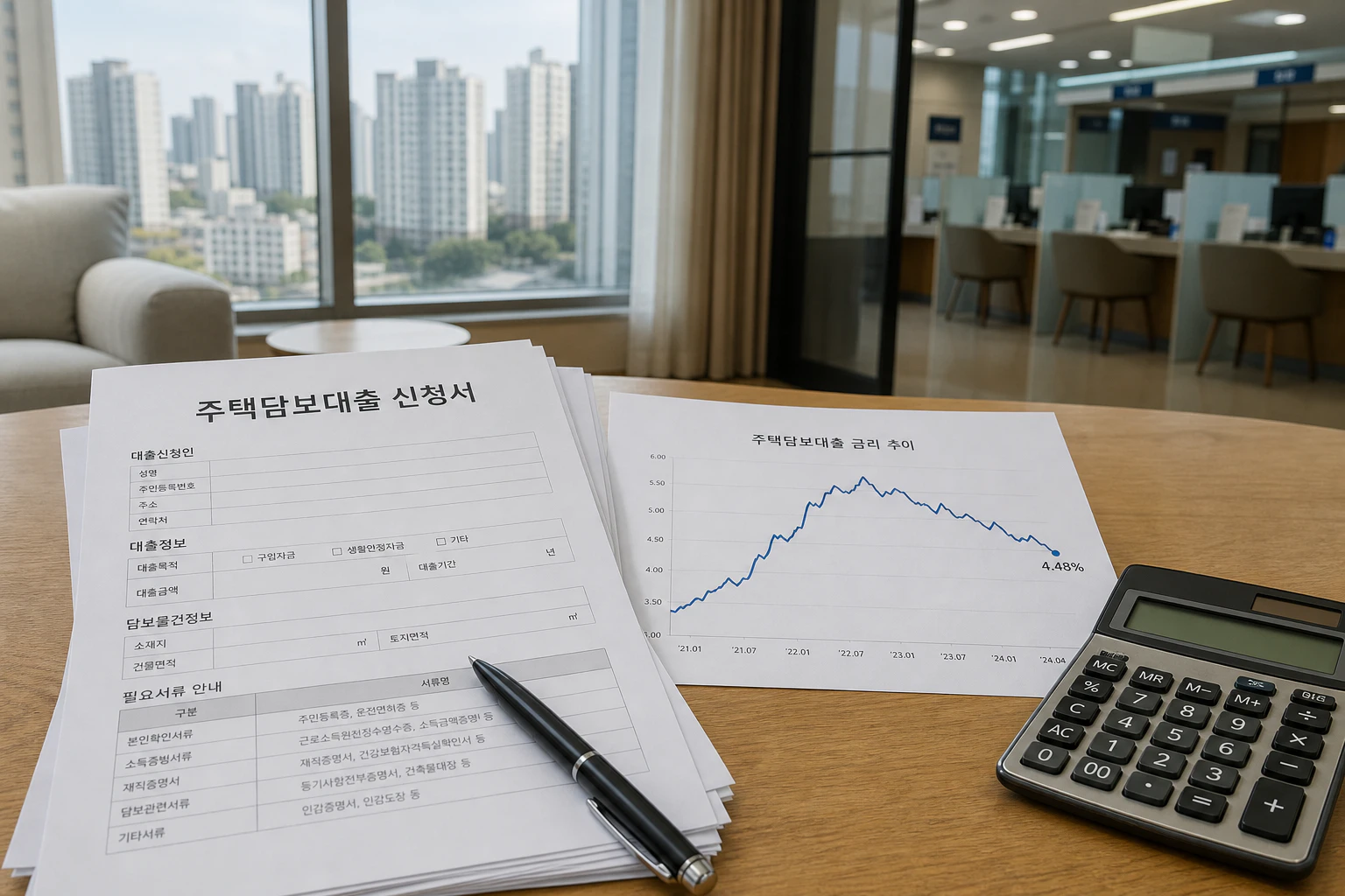7월 주담대 금리 4.48%, 투자자는 어디를 볼까