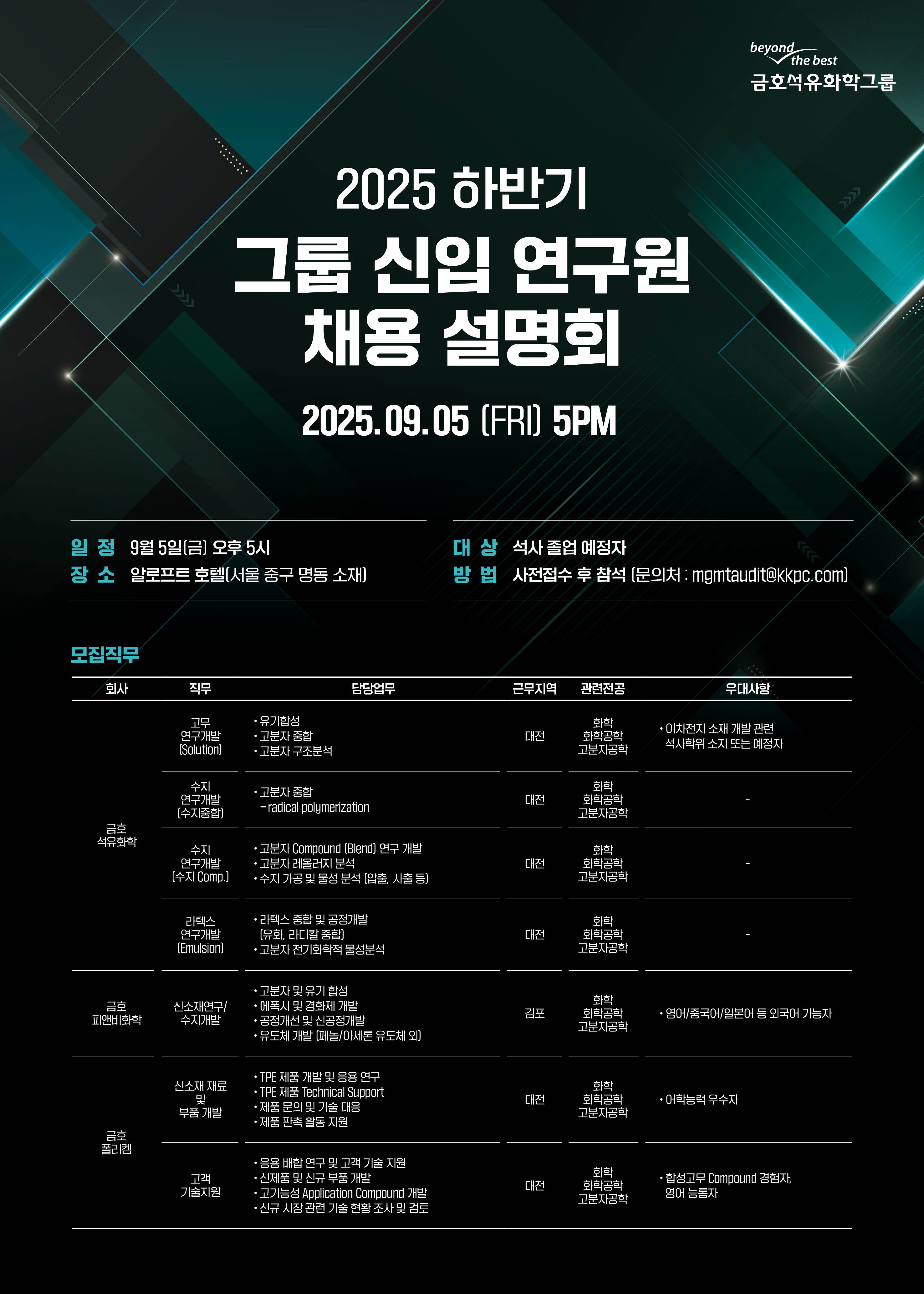 한국거래소·현대로템 등 주요 기업 신입·경력 채용 공고