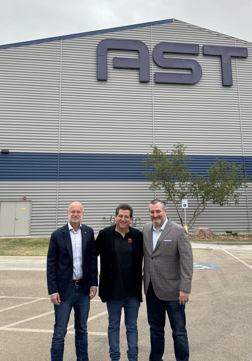 Great visit to Midland and Odessa, to visit AST SpaceMobile's headquarters  and employees.