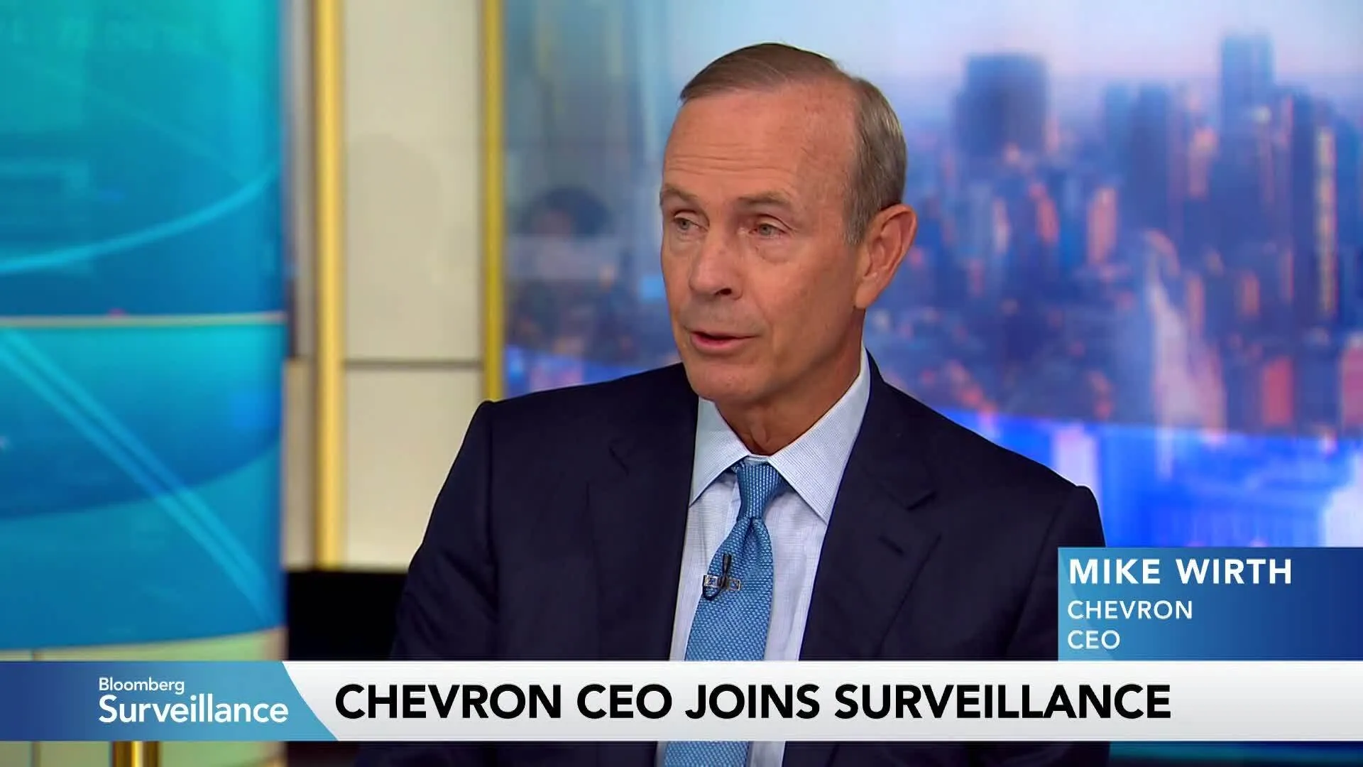 Watch Chevron CEO Wirth on Oil Prices, Strait of Hormuz, Venezuela - Bloomberg