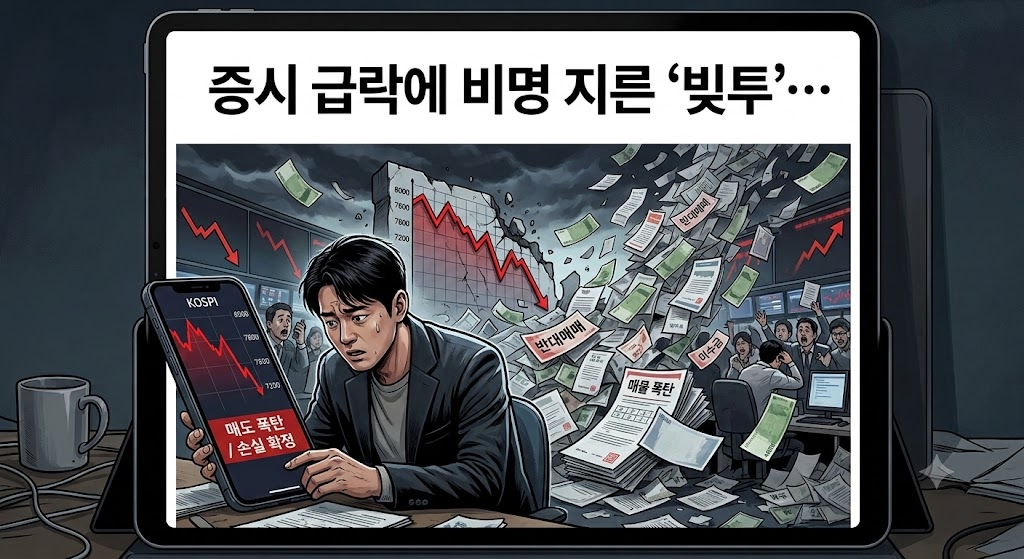 하루에 1,422억 원 강제청산…개인 빚투 직격탄