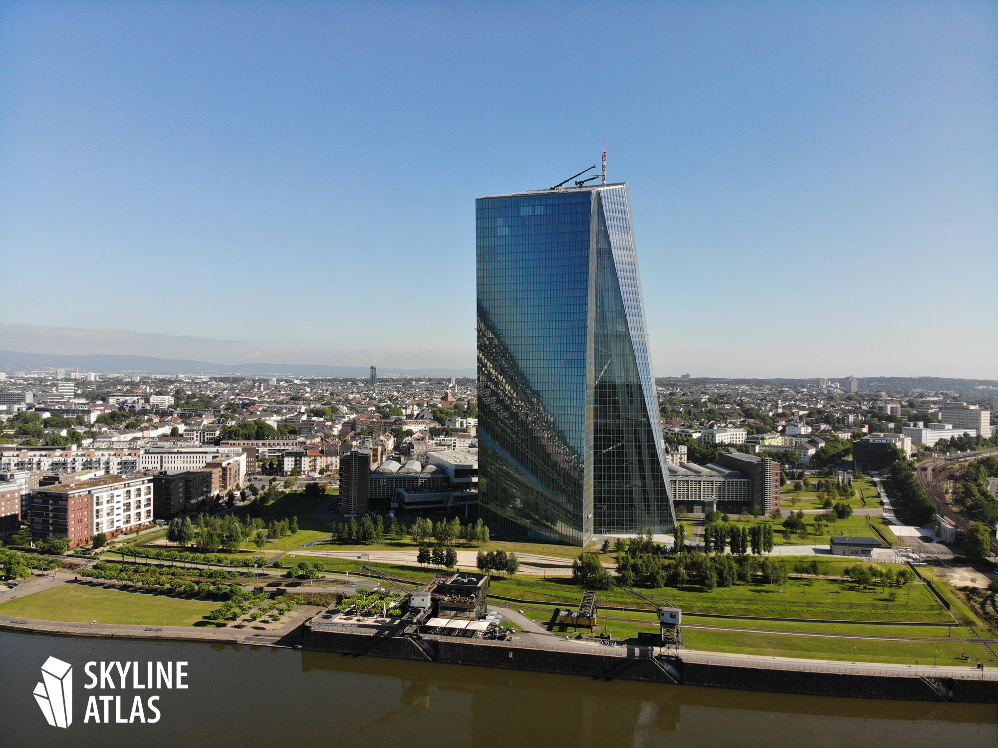 ECB Frankfurt - Skytower - European Central Bank Headquarters