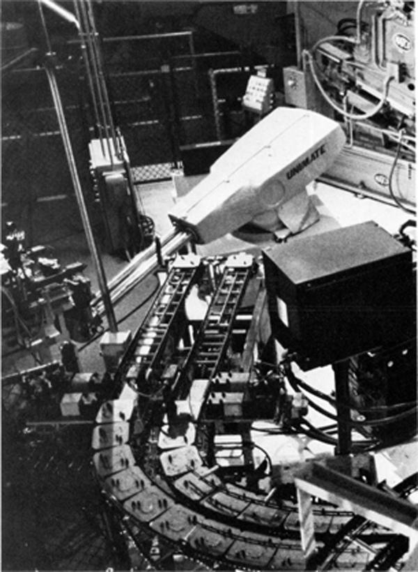 In 1961, Unimate, the first industrial robot joined the assembly line at General Motors #N