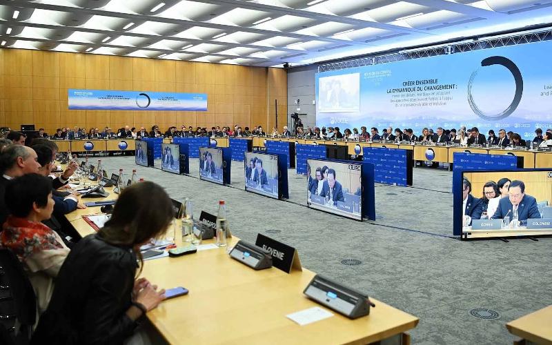 정부, OECD 각료이사회서 한국 성장세 강조…가입 30주년