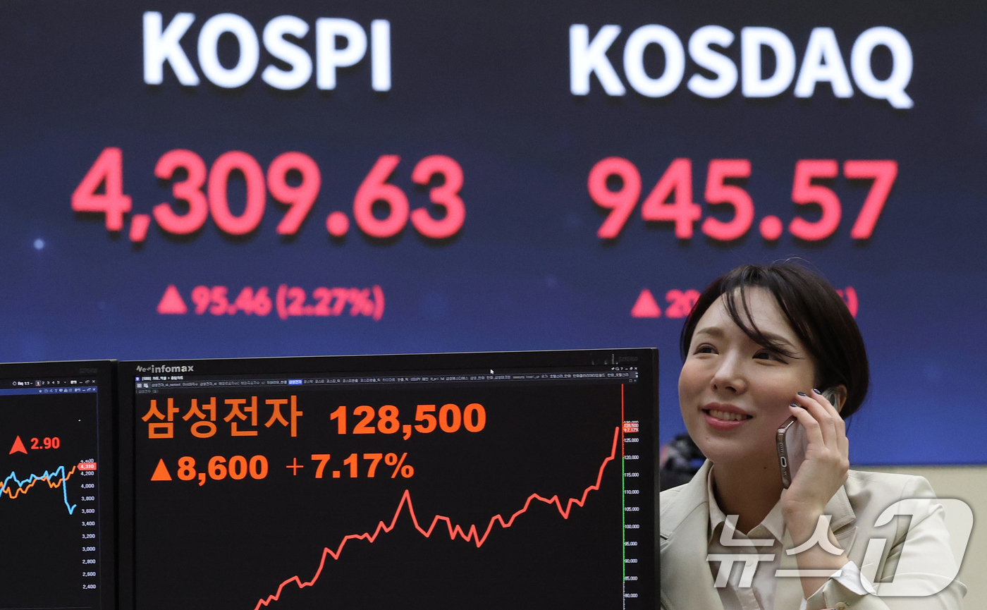 코스피 사상 최고 8,864.24 마감, SK하이닉스 250만 원 돌파