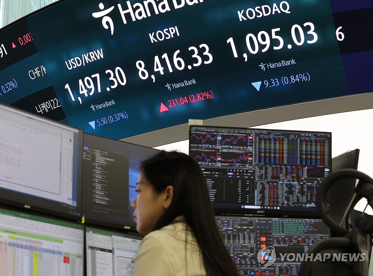 코스피 8,476.15 마감, 삼성전자 시가총액 2,000조원 돌파
