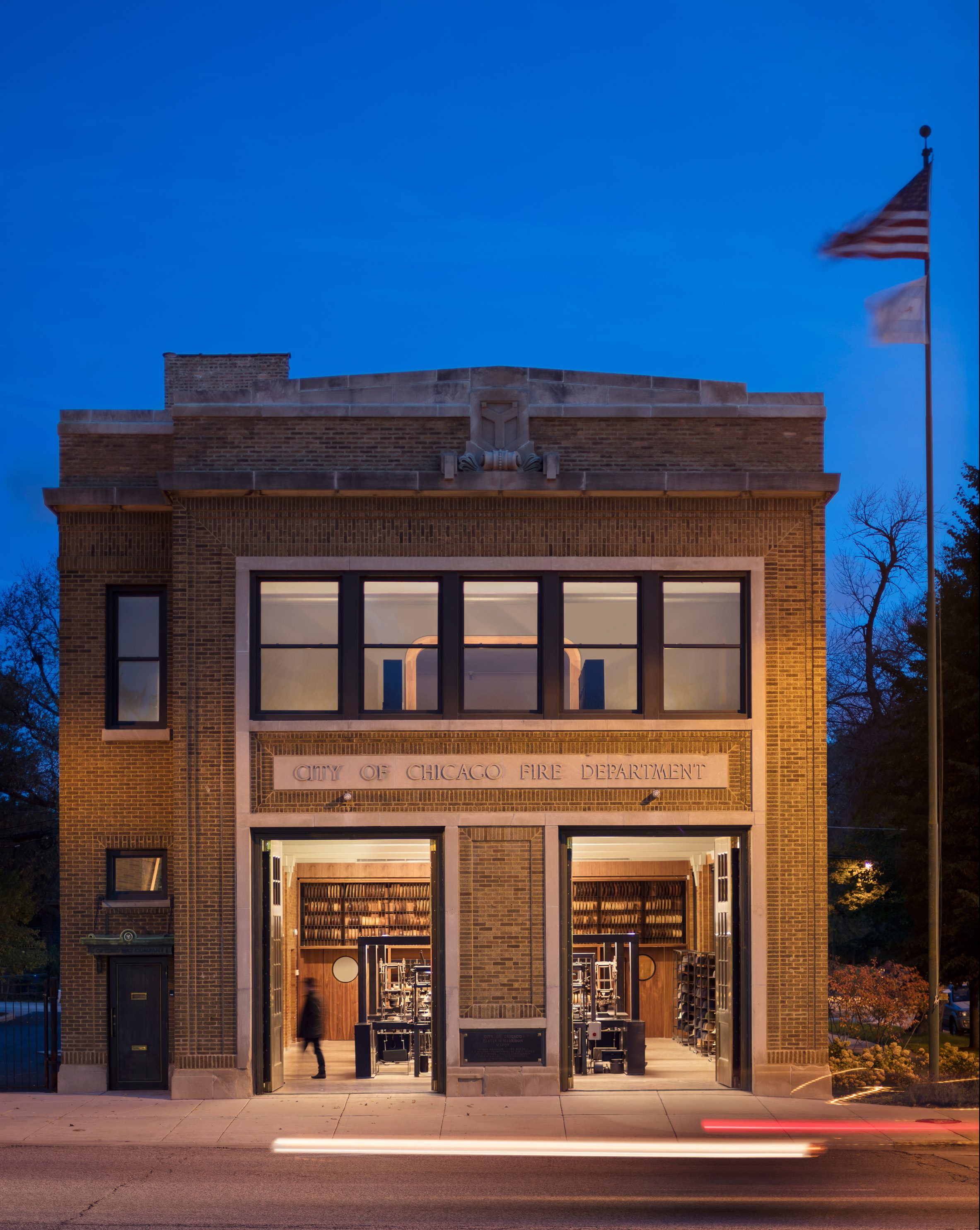 SOM converts century-old Chicago firehouse into Optimo hat factory