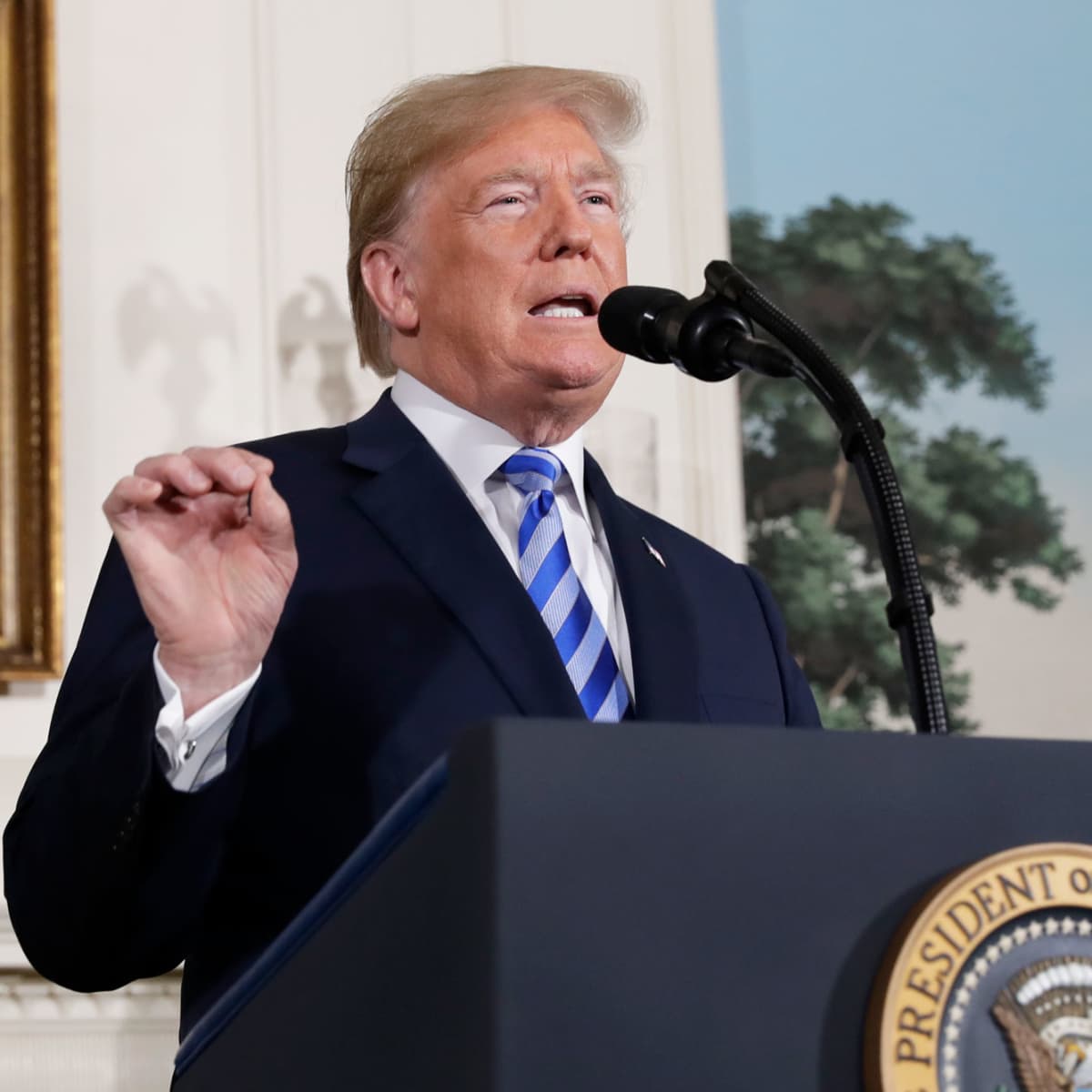 Trump announces he will withdraw US from Iran nuclear deal