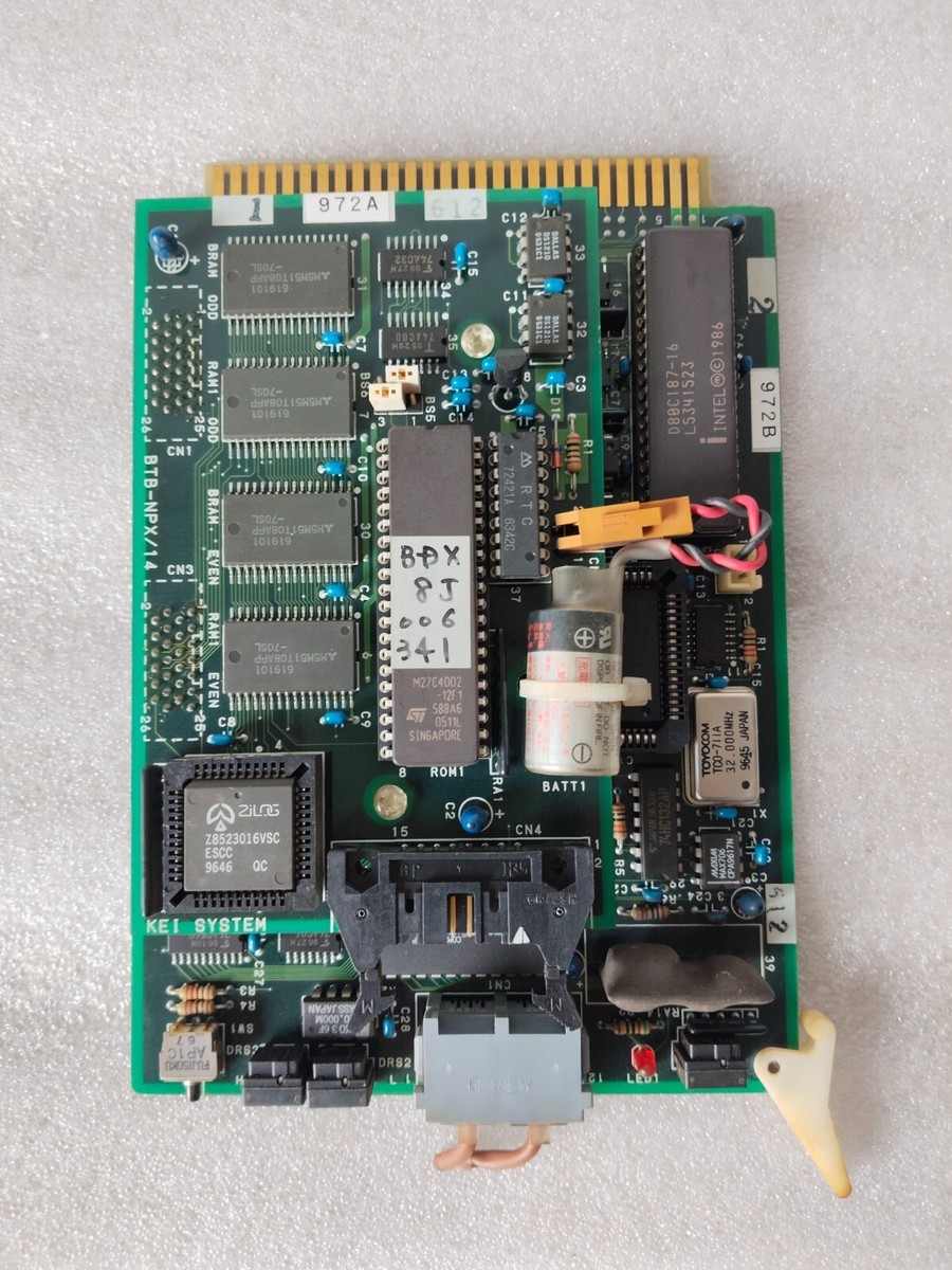 KEI SYSTEM BTB-NPX/11 PCB WITH BTB-NPX/14 PCB CARD (FREE FAST SHIPPING)