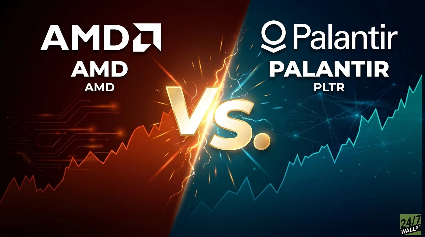 AMD 대 팔란티어, AI 투자 어디가 유리한가