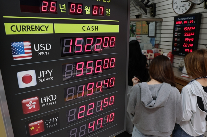 원·달러 환율 1,560원 돌파, 공항선 1,620원대