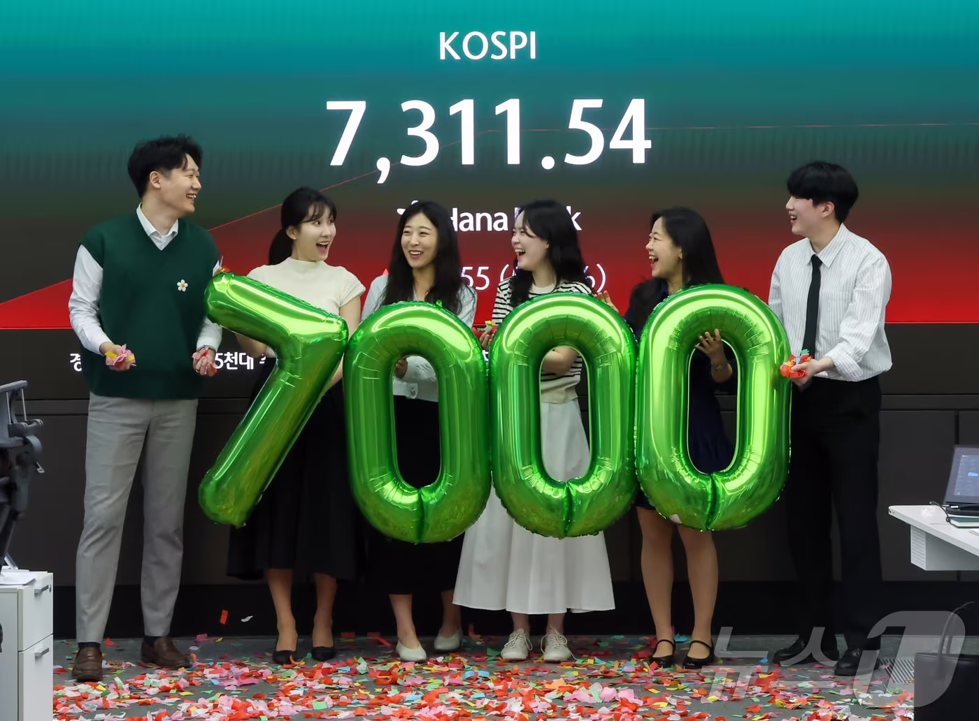 코스피 6%대 급등에 7,700 돌파, 매수 사이드카 발동