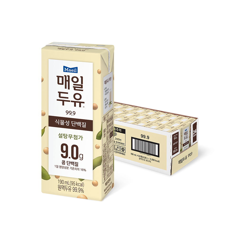 Get [Maeil Dairy Products] Maeil Soymilk 99.9 (190ml x 24 pieces ...