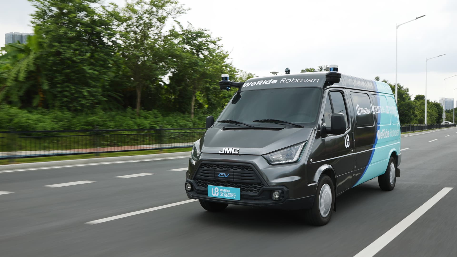 Chinese driverless car firm WeRide launches 'Robovan' for deliveries