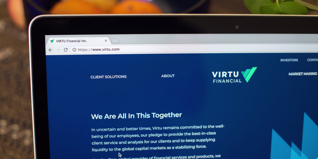 High-Speed Trader Virtu Financial's Stock Slides
