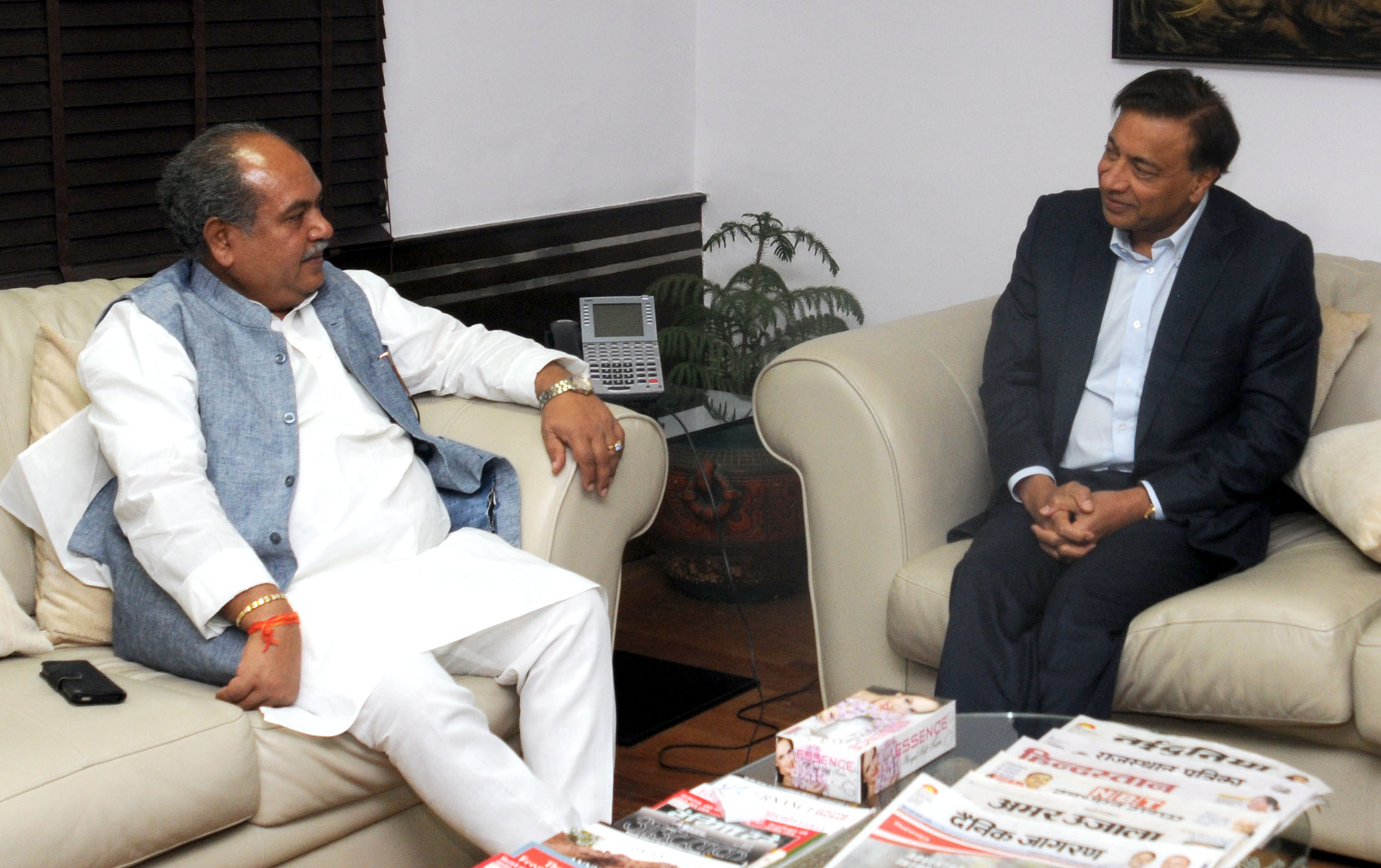 File:The Chairman and Chief Executive Officer of ArcelorMittal, Shri Lakshmi  Mittal calli