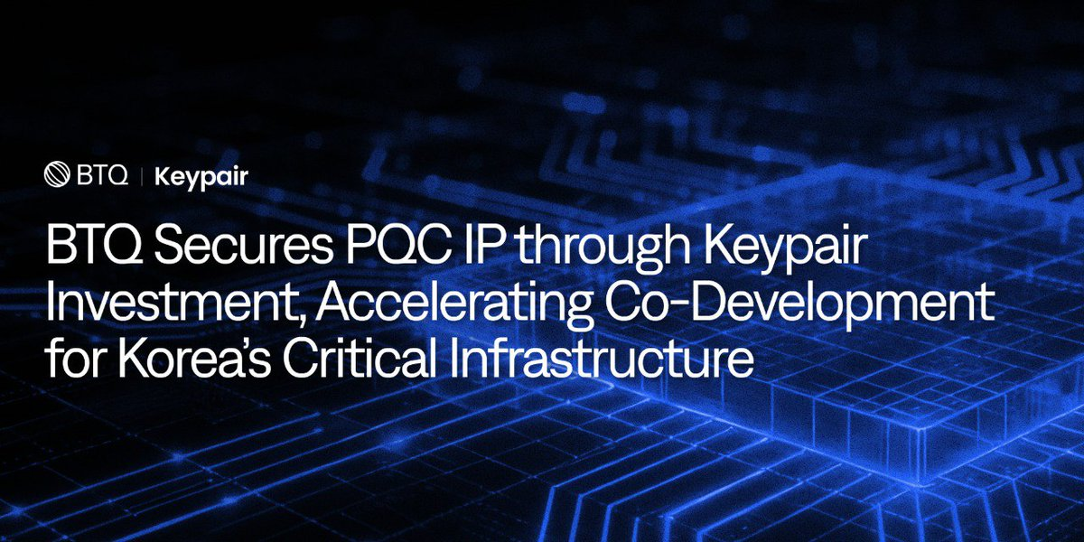 BTQ Technologies Acquires Post-Quantum IP via Strategic Keypair ...