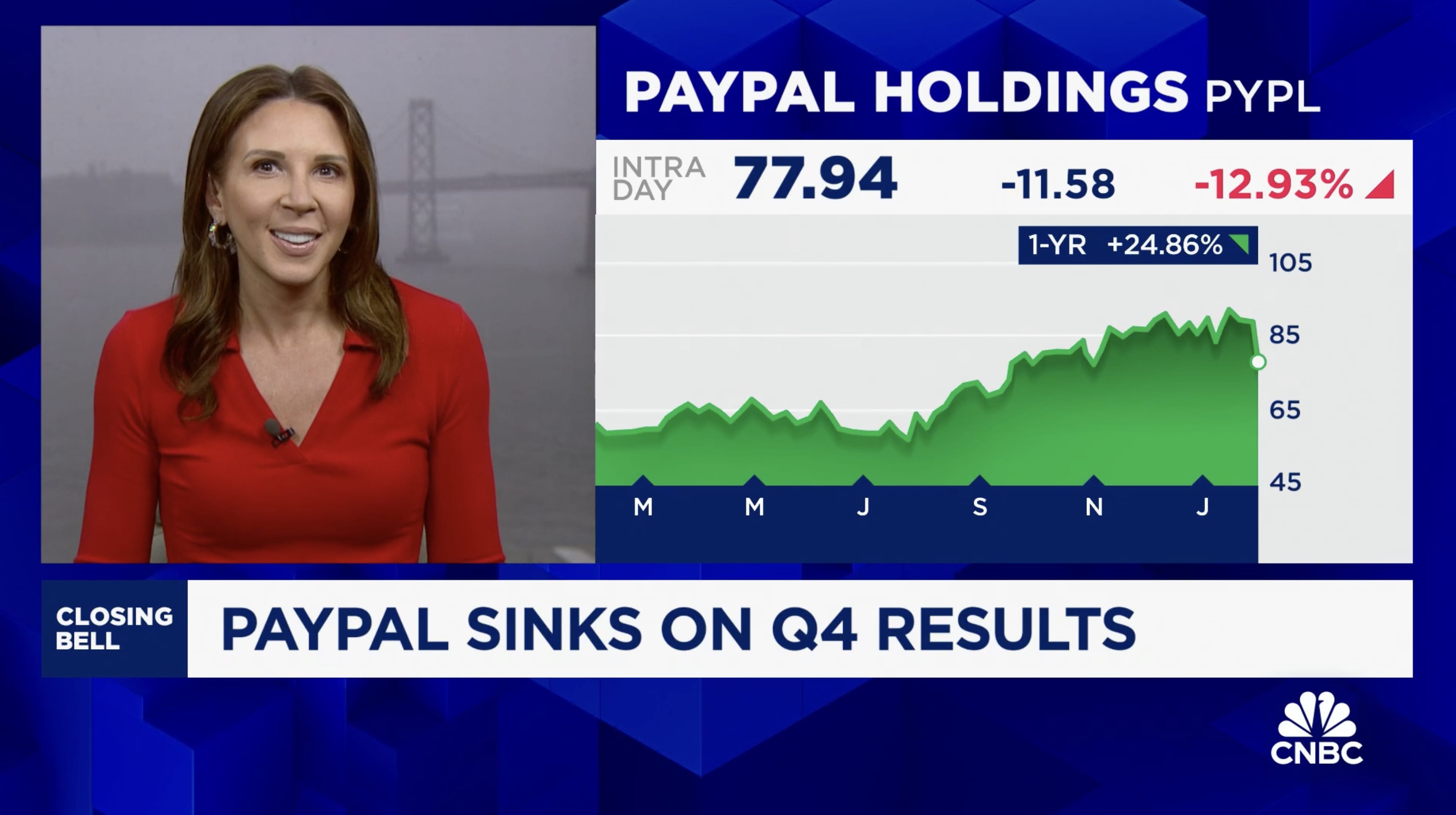 PayPal shares plunge 12% despite earnings beat as growth slows in card  processing