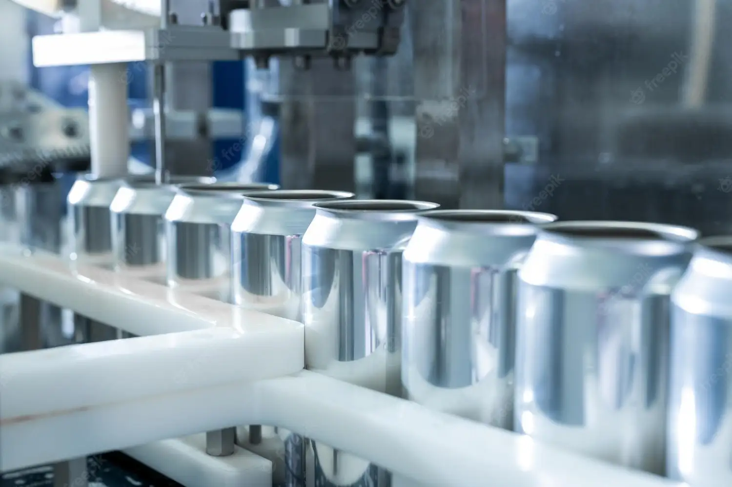 Aluminium cans are commonly used for carbonated drinks, mineral water ...
