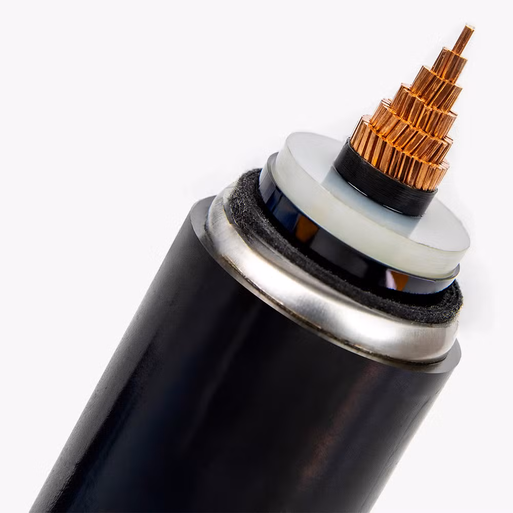 XLPE Insulated Longitudinal Water-Resistant 110kv Single Core Copper ...