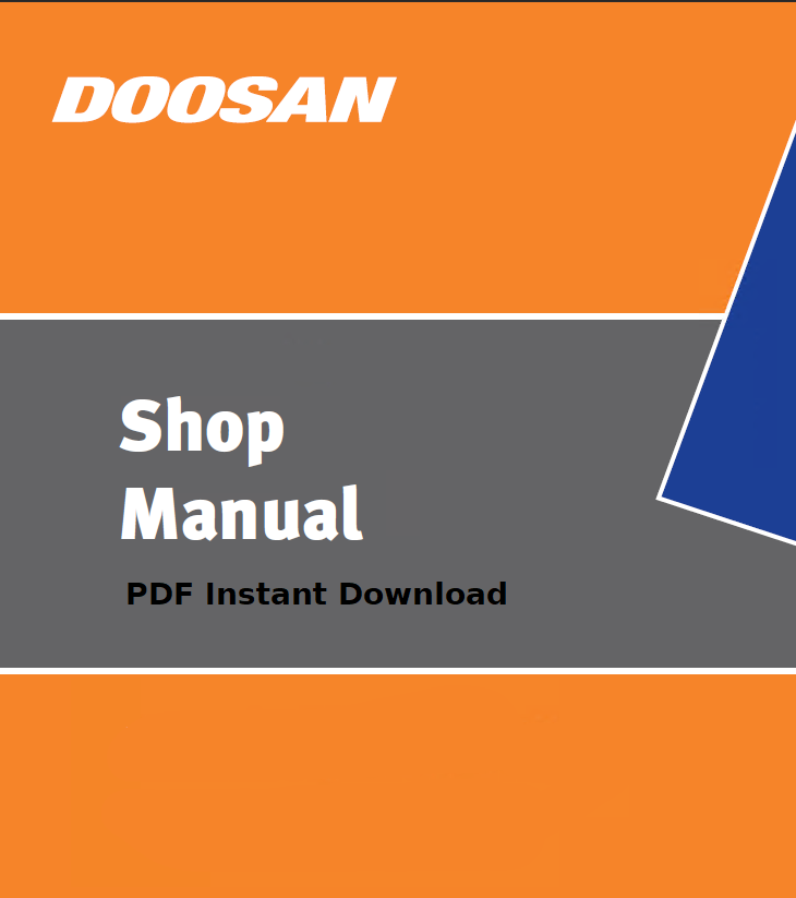 Doosan Mega 400-V M400-V Wheel Loader Service Repair Manual (SN 1001 ...