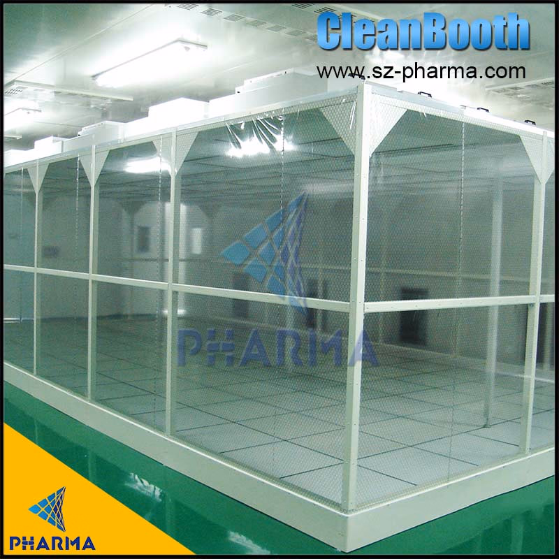Portable Cleanroom Laminar Air Flow Cover GMP Standard Clean Booth ...