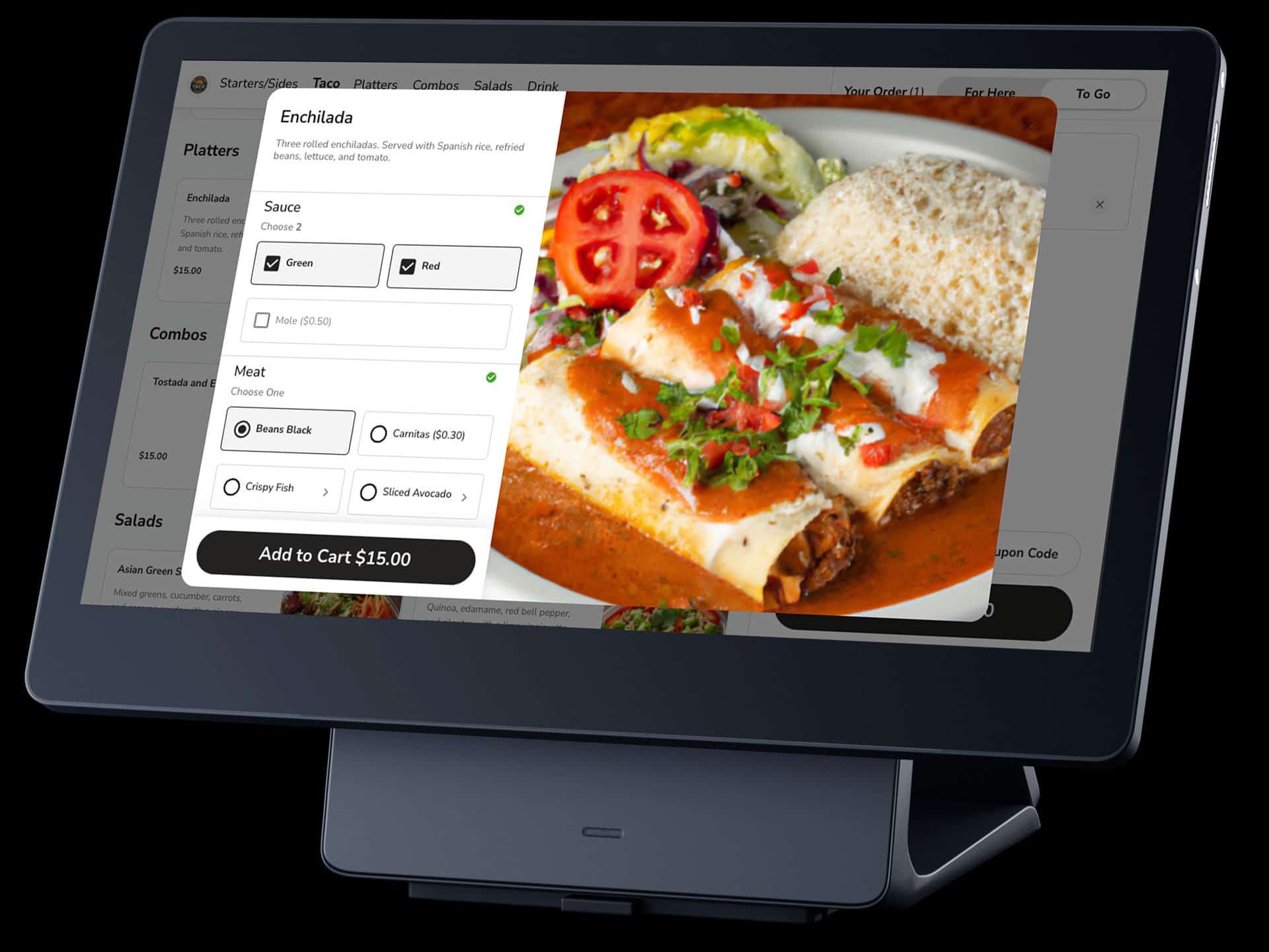 Self Ordering Restaurant Kiosk POS System