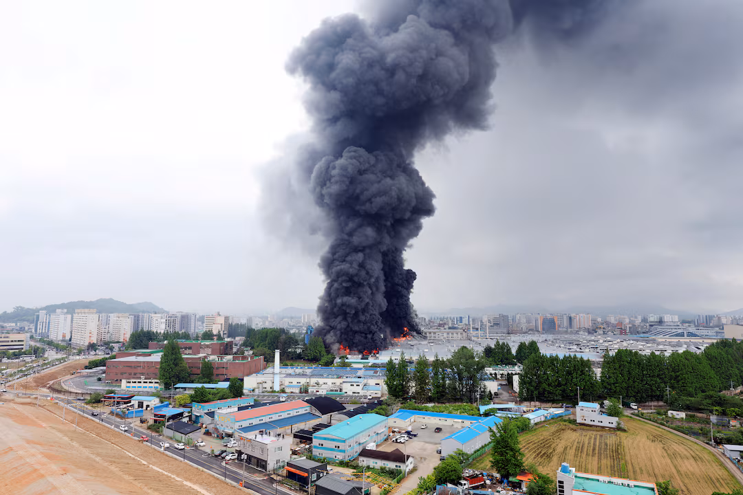 South Korea's Kumho Tire plant production suspended due to fire