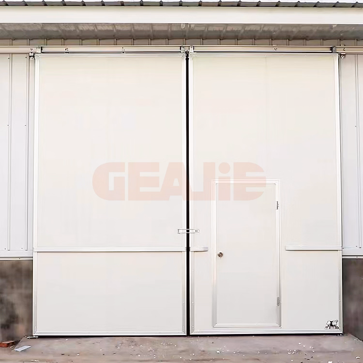 Industrial Warehouse Factory Exterior Aluminum Frame Sliding Door ...