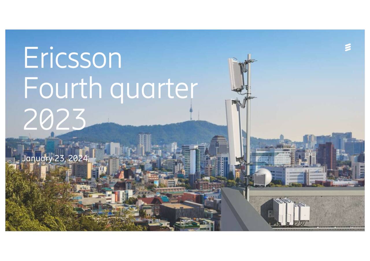 Telefonaktiebolaget LM Ericsson (publ) 2023 Q4