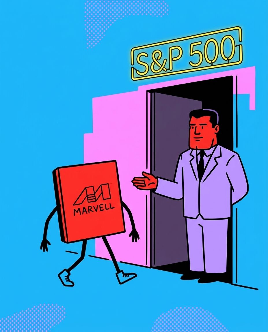 마벨, S&P 500에 편입 결정에 주가 10% 급등