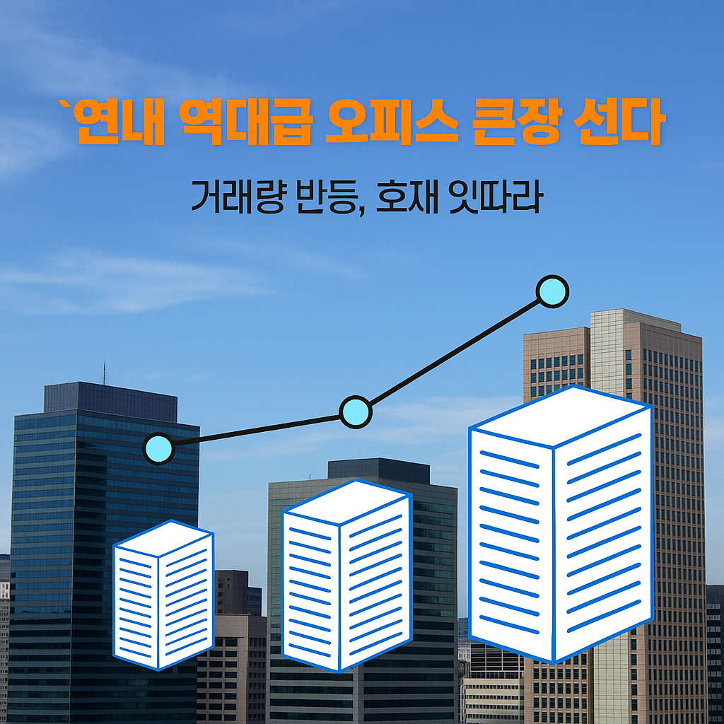 도심 오피스 거래 주체가 투자자에서 기업으로 바뀌다