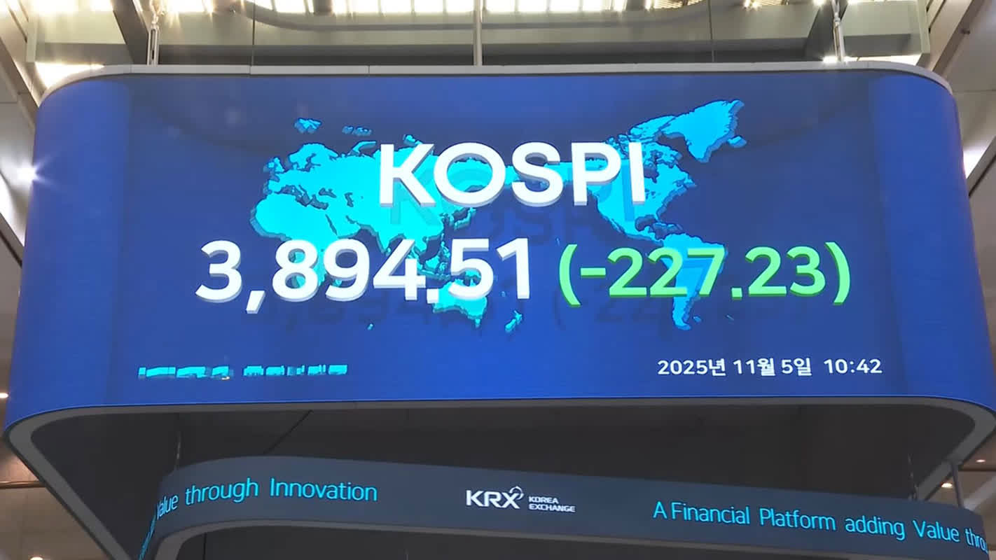 중동 긴장에 코스피 7,730.82로 급락, 외국인·기관 매도