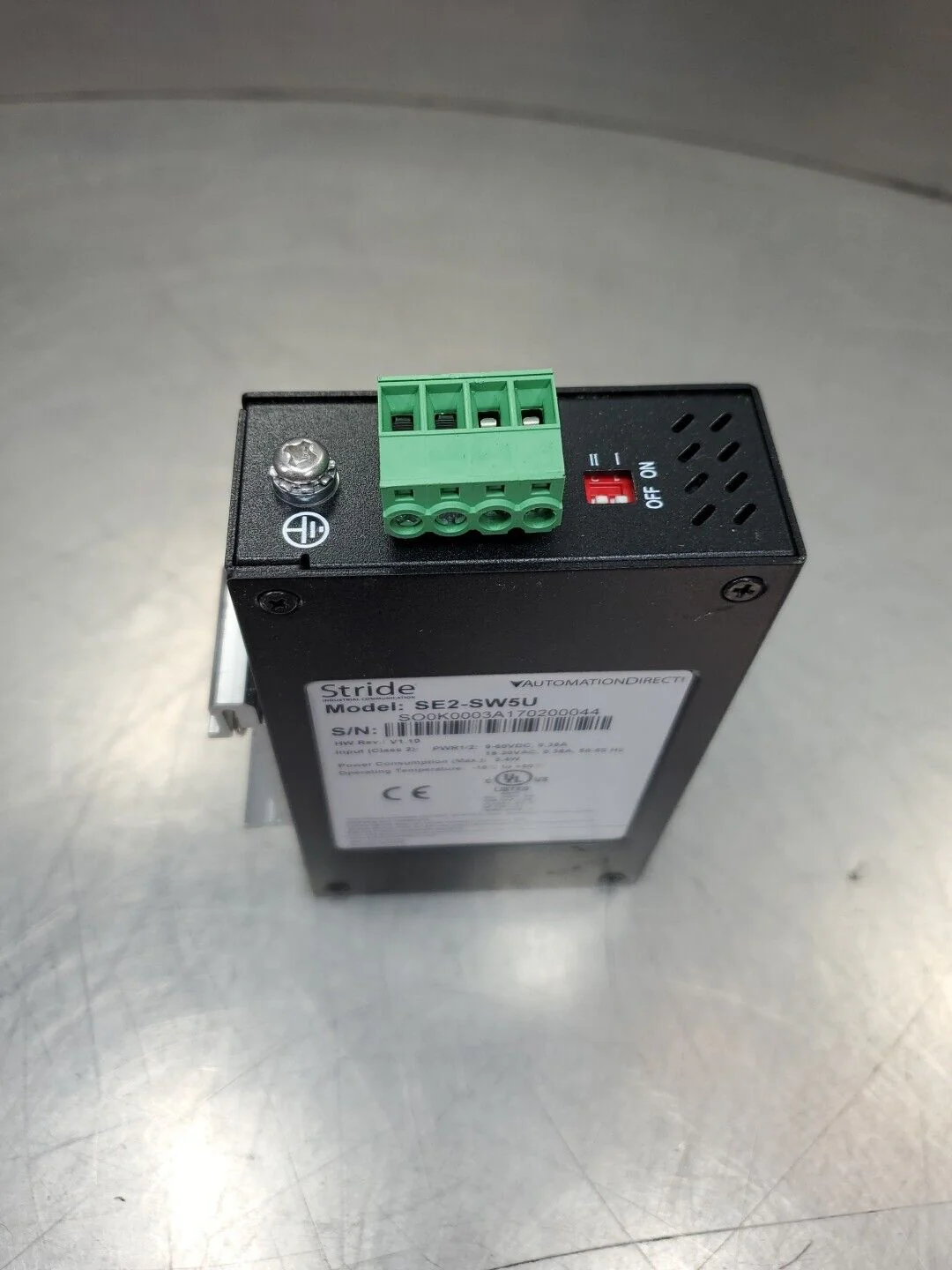 STRIDE SE2-SW5U HW Rev. V1.10 Ethernet Switch by Automation Direct. 3D ...