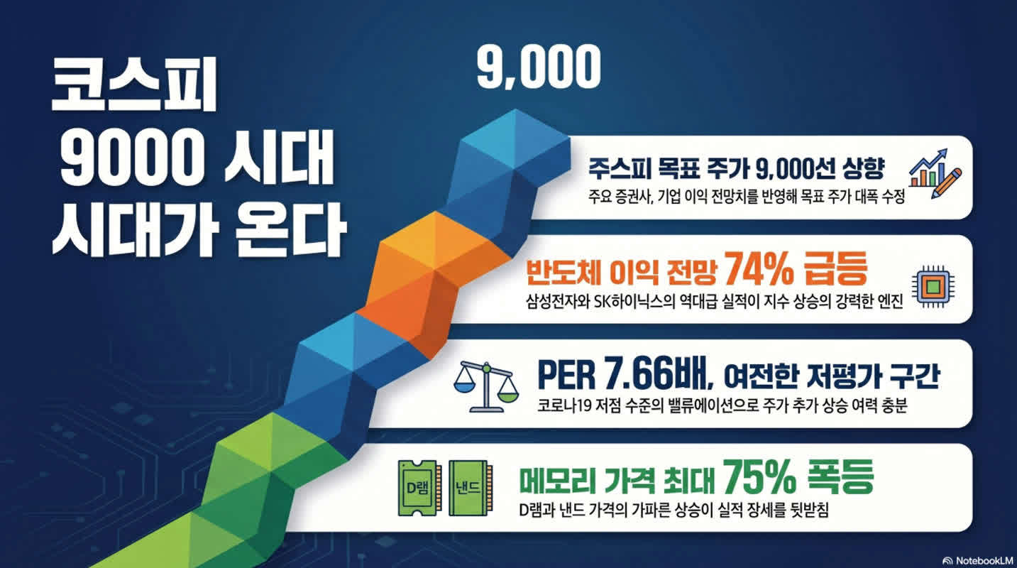 증권가 목표가 상향 급감·원전주 랠리, 반도체 전망 엇갈림