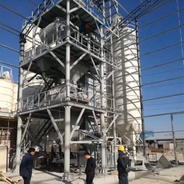 Automatic Dry Mix Mortar Plant Project Dry Mortar Production Line ...
