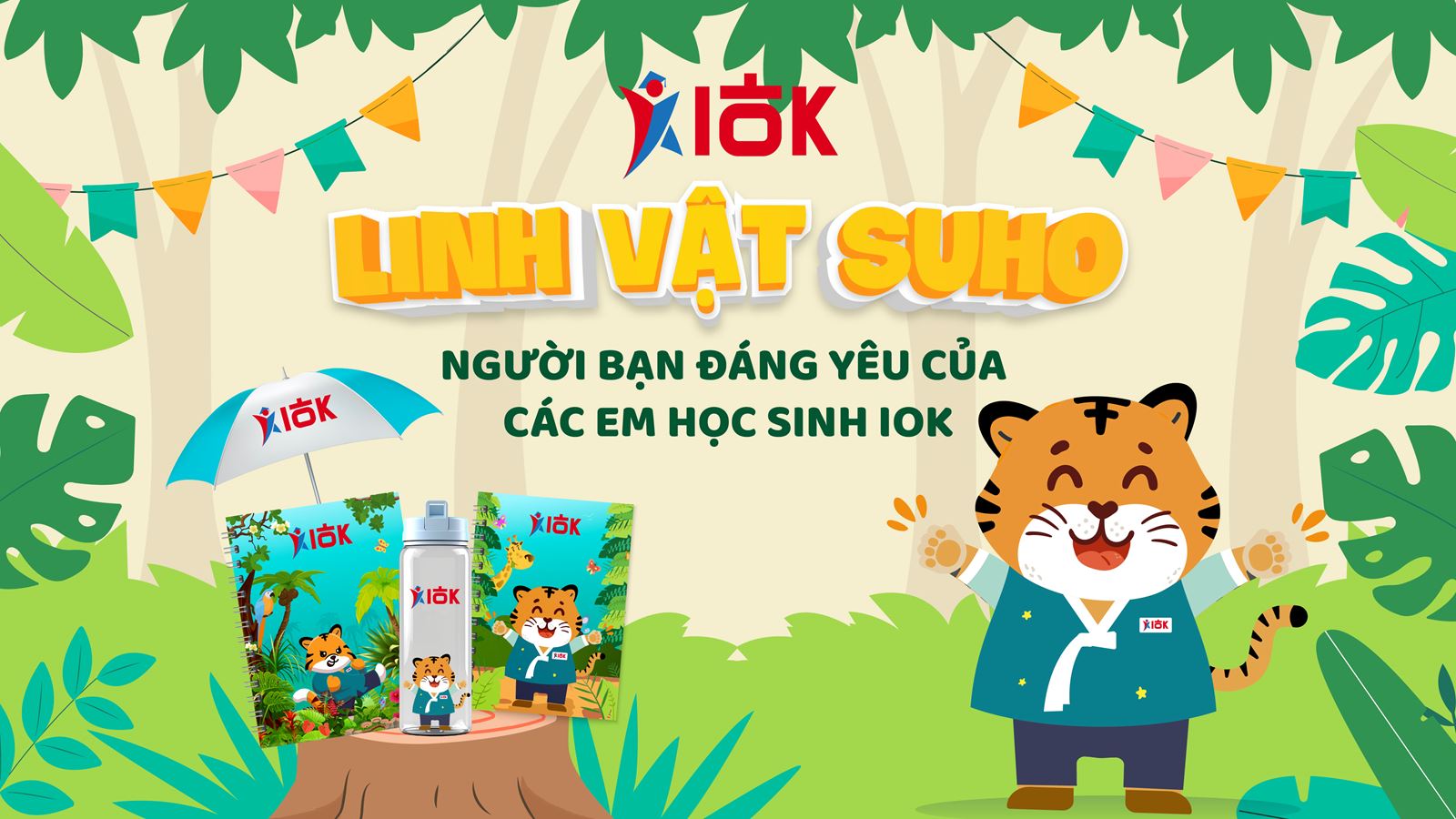 Ra mắt linh vật Suho Chú hổ đáng yêu đồng hành cùng Cuộc thi IOK