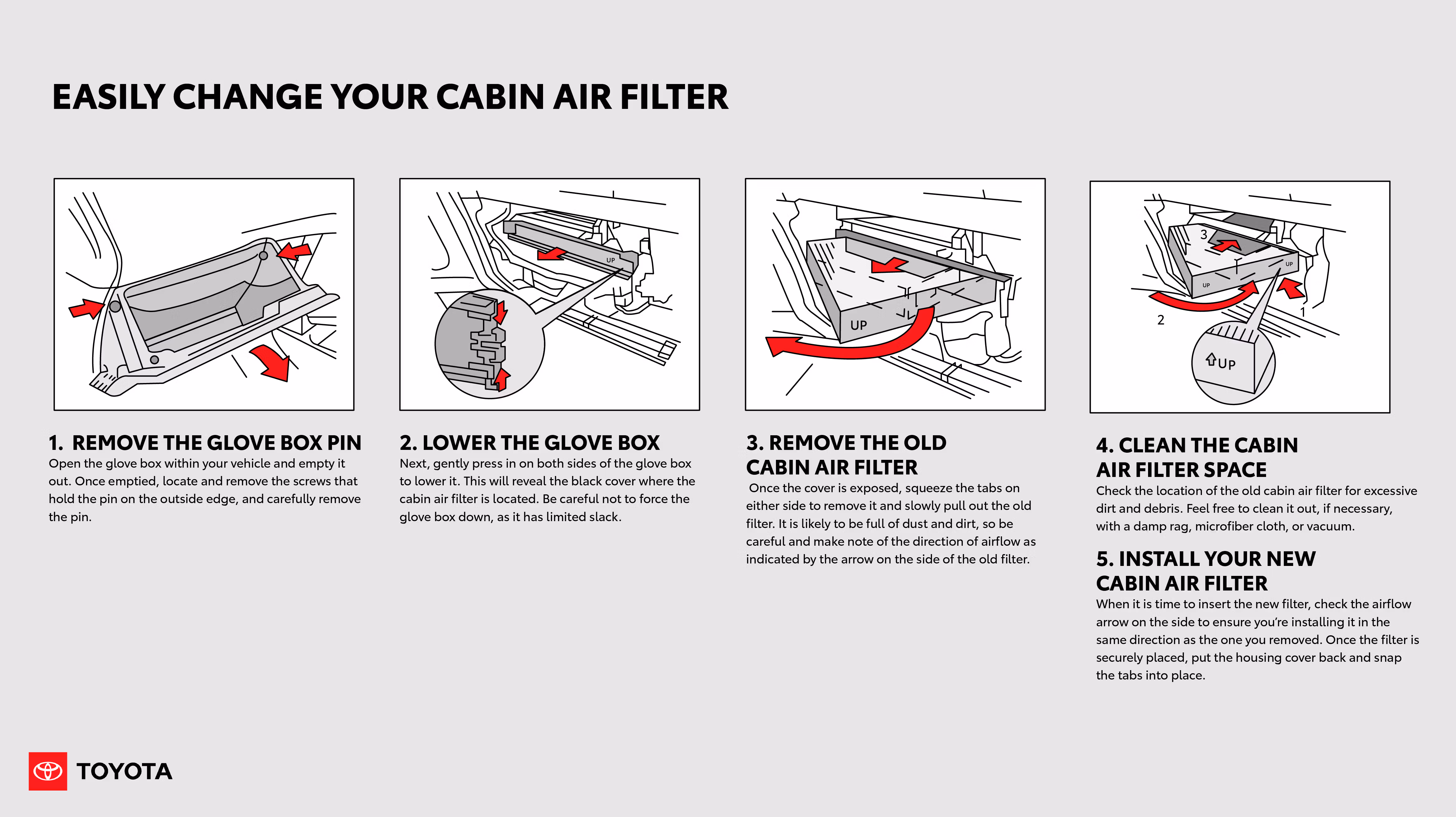 1996 Toyota Tacoma Cabin Air Filter