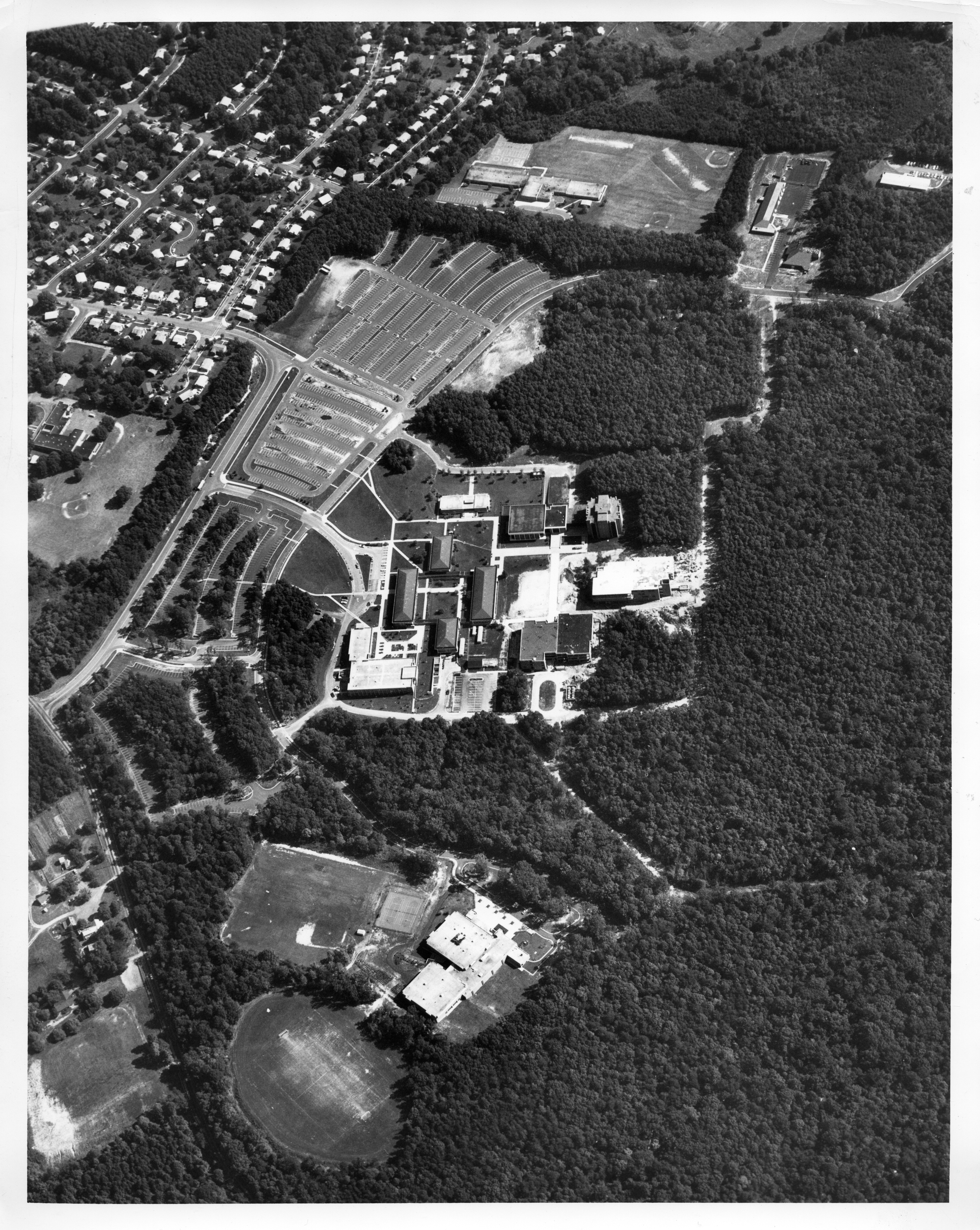 George Mason University, Fairfax campus and surrounding area, September ...