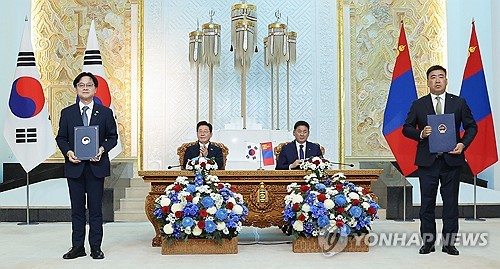 한·몽골 경제협정 원칙합의, K소비재 수출 기회로 제시